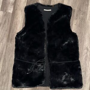 Tahari Faux Fur vest.